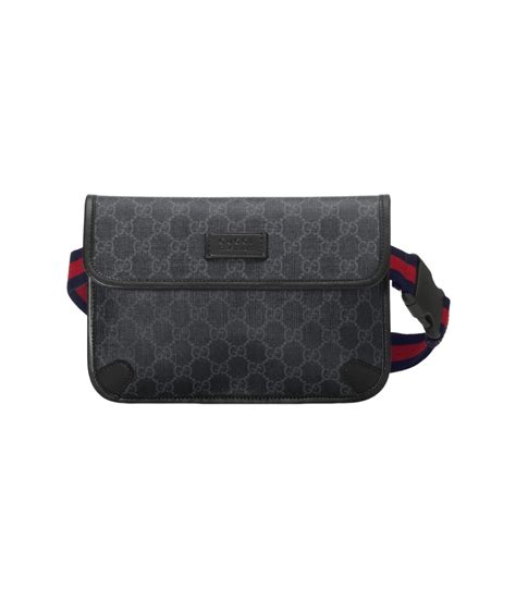 sac ceinture en toile suprême gg faux
